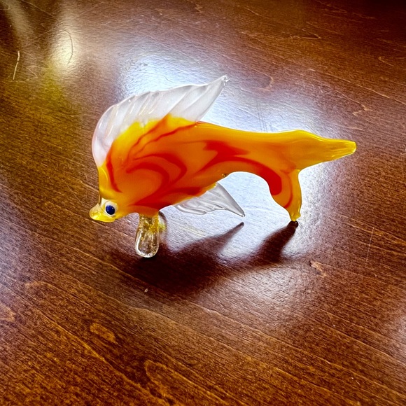 Glass fish and octopus figurine - Picture 5 of 9